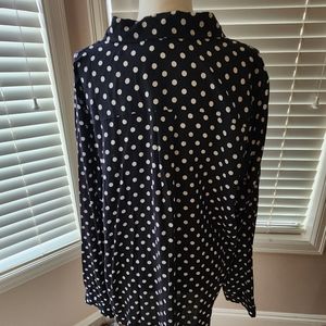 Women's polka dot blouse